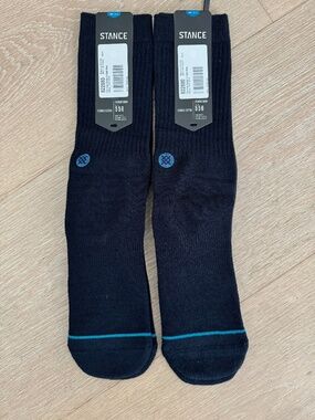 STANCE Icon Classic Socks Navy Large Adult 9-13